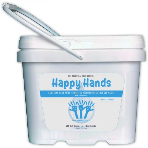 Manufacturer High Quality Gym Barrelled Dispenser Disposable Hand Cleaning Bucket Wet Wipes