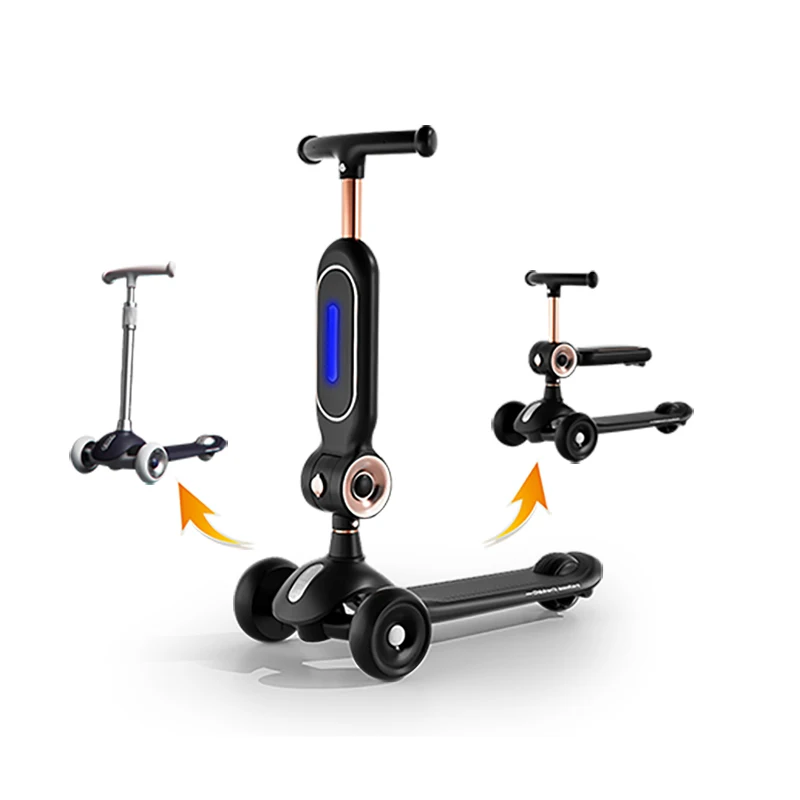 Wholesale Price Foldable Design 3 Wheel Push Scooter For Children/Kids Scooter With Light