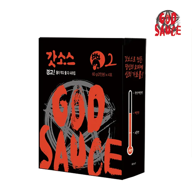 Best Selling Authentic Chili Sauce Bechamel Sauce Korean High Quality Food Cooking God Sauce 60g *4pack
