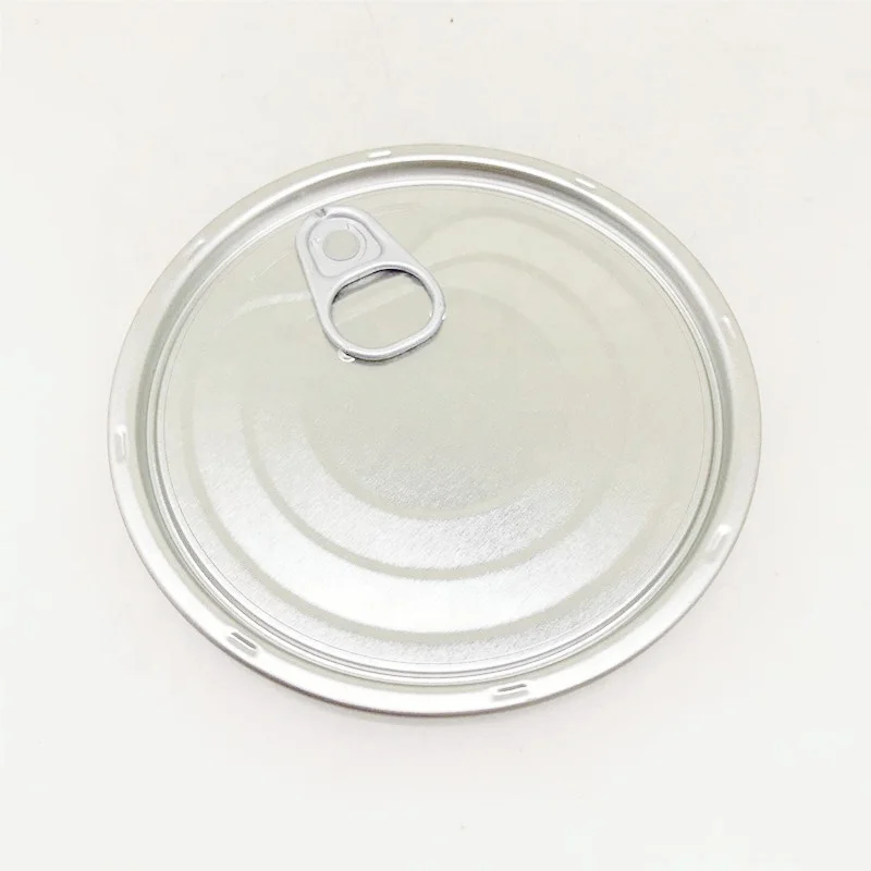 Vacuum Point EOE  401# 99mm Aluminum Easy Open Tin Can Lid For Milk Packaging