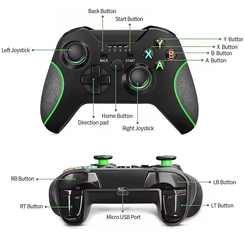 Игровой контроллер Xboxcontroller геймпад manette one 360 беспроводной для xbox