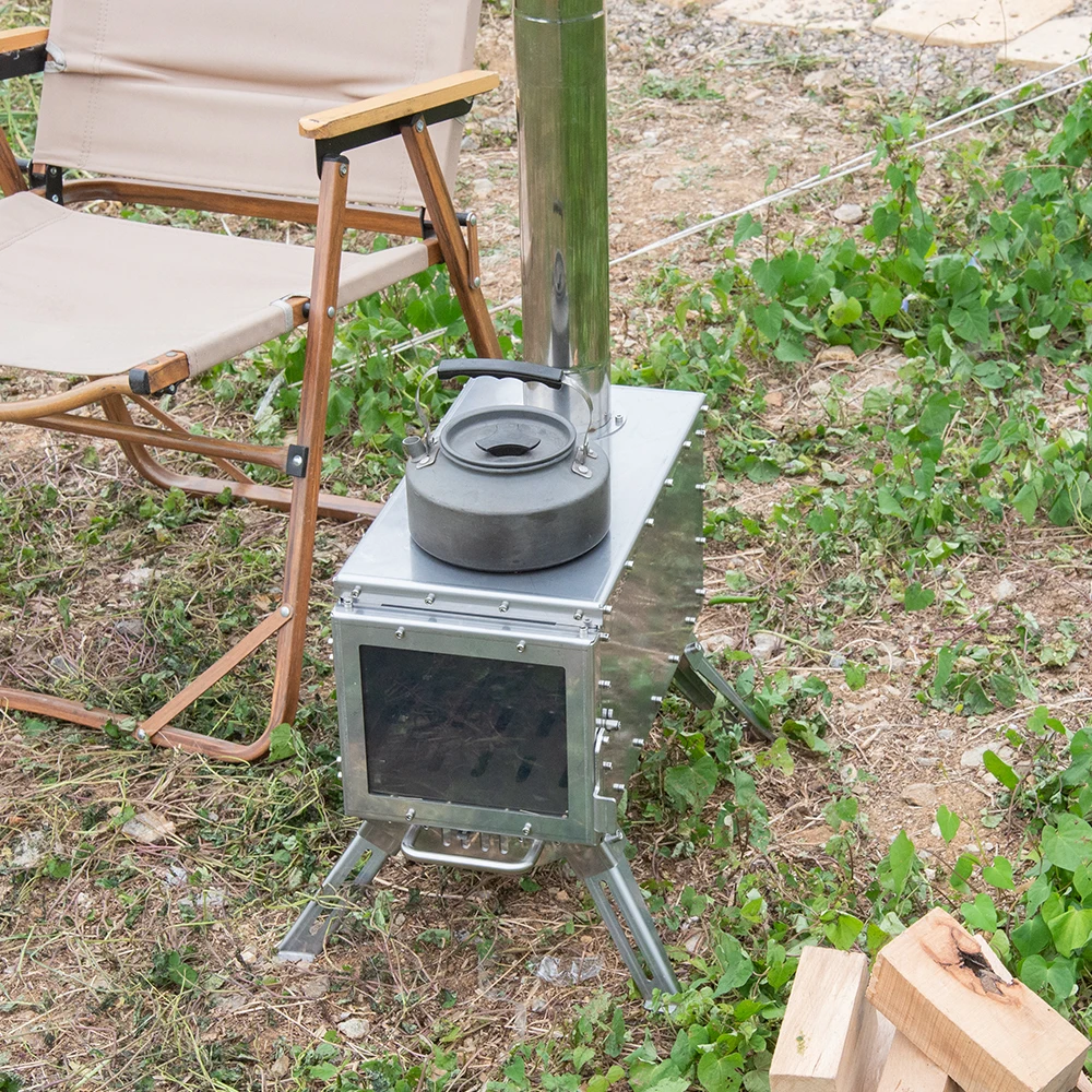 Best Design Portable Outdoor Folding Camp Cooking Stove Wood Stove Tent Stove