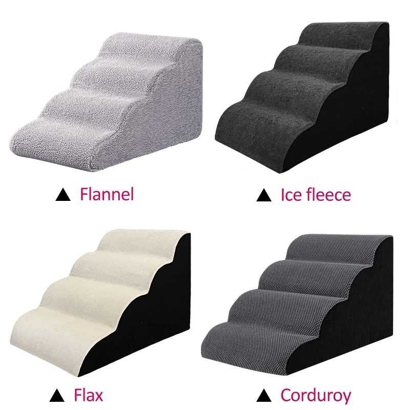 Pets cats dogs special bed ladder removable washable pet foam ladder exercise rear limb strength Climbing ladder
