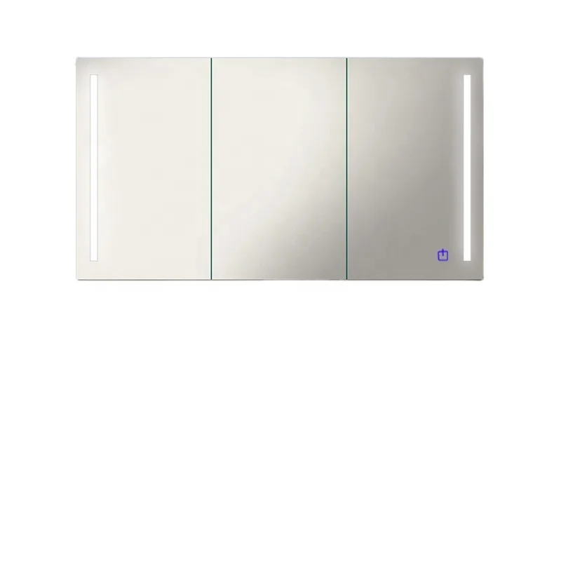 European Market Design Modular Homes Custom Latest Design LED Smart Bathroom Mirror Cabinets