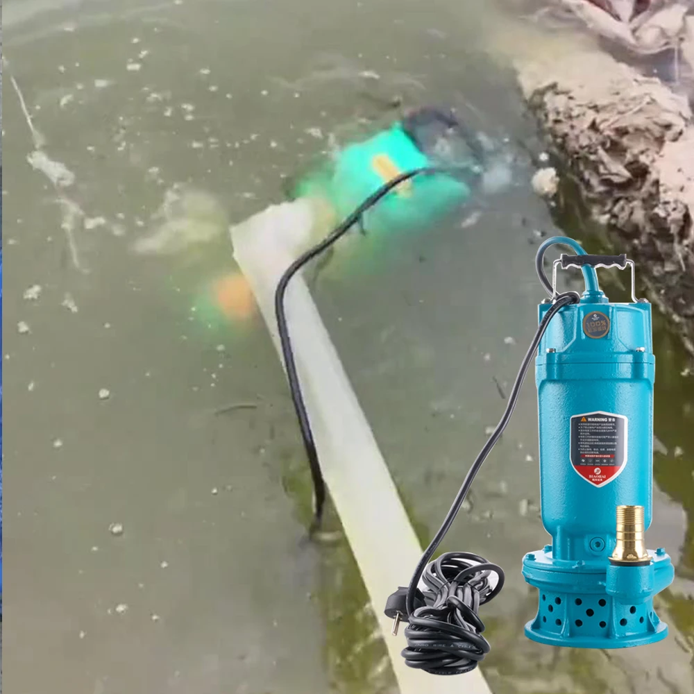 25mm Outlet Rural Underground Pumping Farmland Drainage Irrigation pump 1.5 hp submersible pump