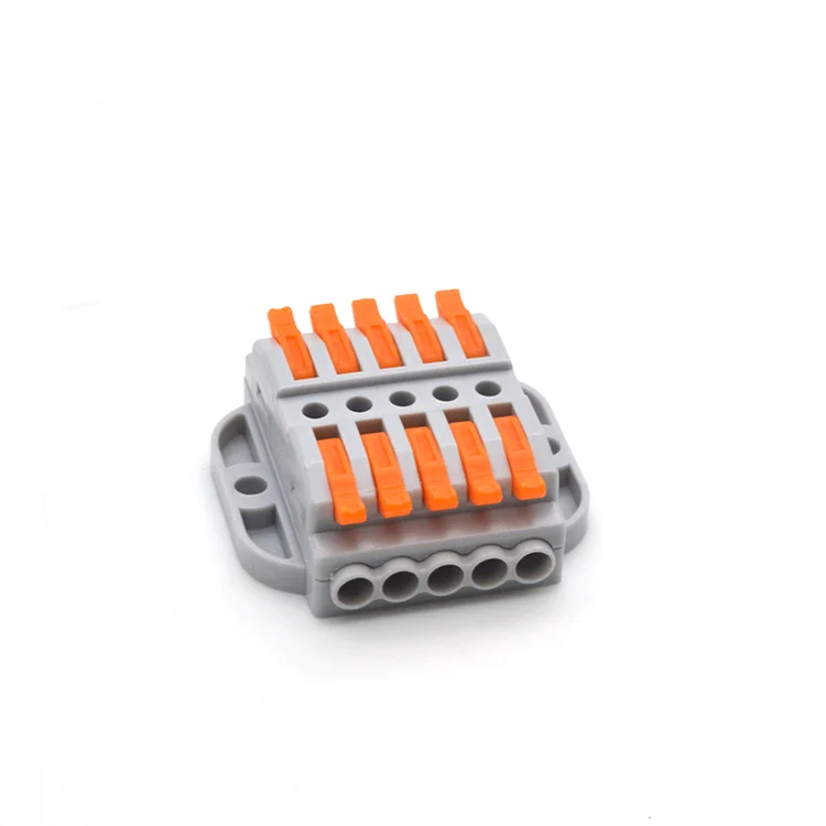 Быстрые Универсальные Компактные разъемы, проводной проводник, нажимная Клеммная колодка, светодиодный разъем