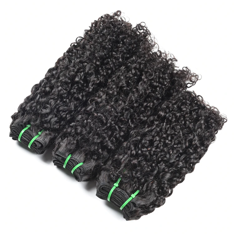 12A Super Double Drawn Hair Bundle Virgin Cuticle Aligned Hair Vendor Brazilian Pixie Curl Wholesale Human Hair Weave
