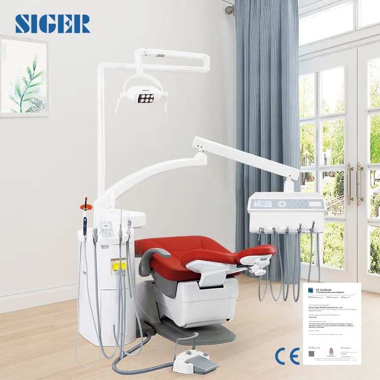 Стоматологическое кресло Siger Medical S30, заводской поставщик, полный интегральный полнофункциональный стоматологический блок класса I со светодиодной подсветкой для клиники