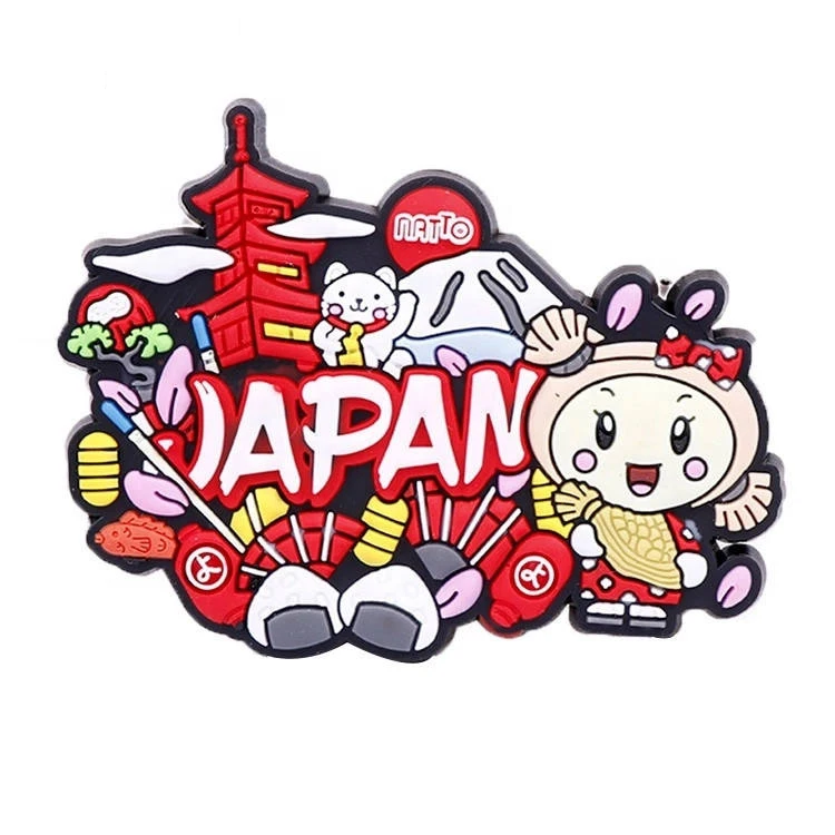 Personalised Logo 3D Pvc Rubber Refrigerator Magnet Stickers Metal Souvenir Fridge Magnet Customised