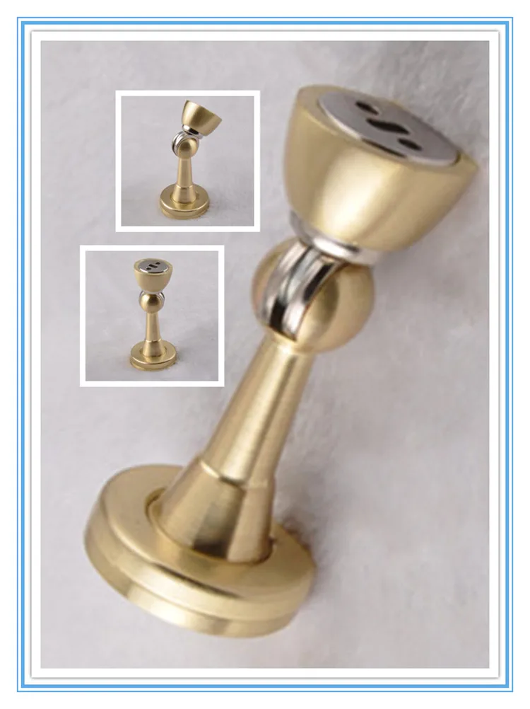 Modern Style Strong Magnetic Door Stopper Gun Metal Stainless Steel Door Touch Door Catch