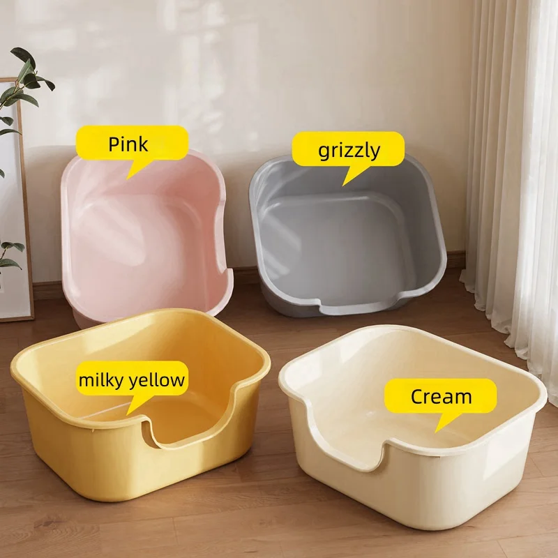 Wholesale Best Seller easy clean cat litter box self cleaning litter box for cats top entry cat litter box