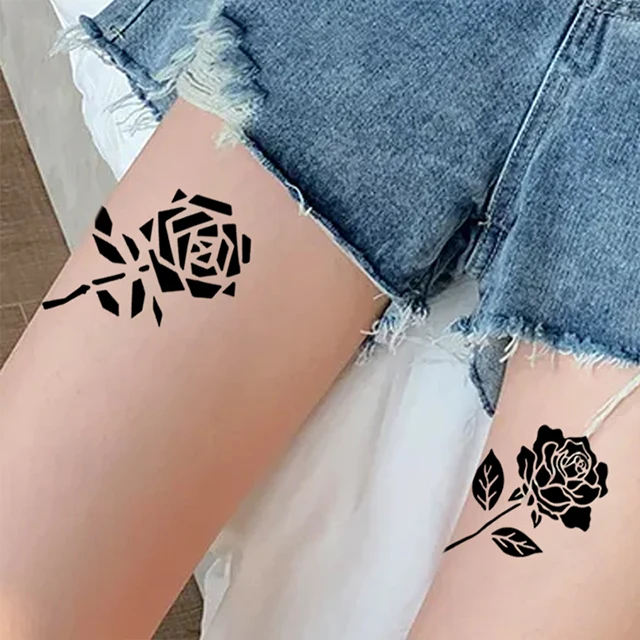 OEM custom tattoo products Butterfly pattern henna sticker tattoo stencils stuff supplies semi permanent tattoo non-toxic OEM