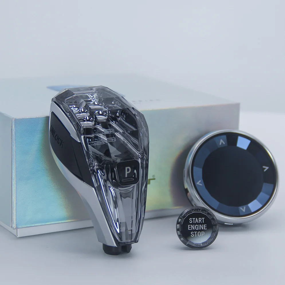 Car Interior Accessories Crystal Gear Shift Knob For Bmw 5 Series F10 F15 F30 G30 G20 G05 I12 2013-2020 modify kit