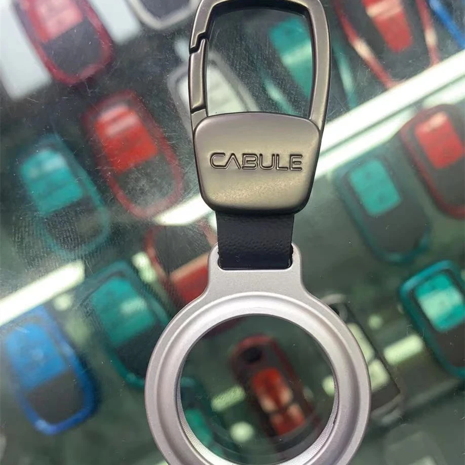 Metal Airtag holder airtag case Magnetic Metal Protective Sleeve For Apple Locator Tracker Anti-lost Device Keychain For Airtag