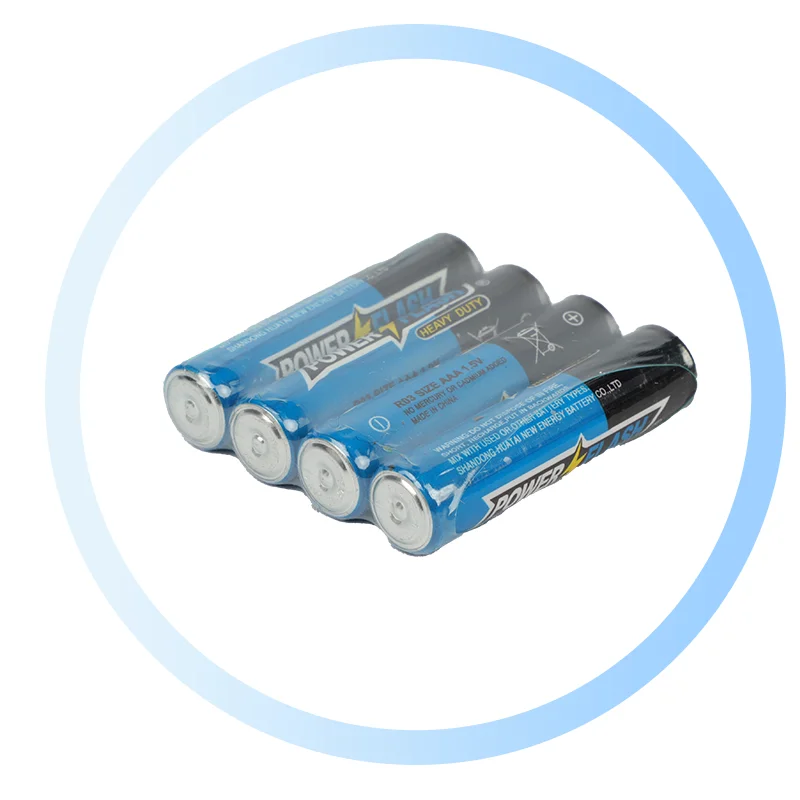 China Battery Aaa Manufacture Wholesale 1.5 Volt R03 Um-4  Aaa Carbon Zinc Dry Cell Size Aaa Battery