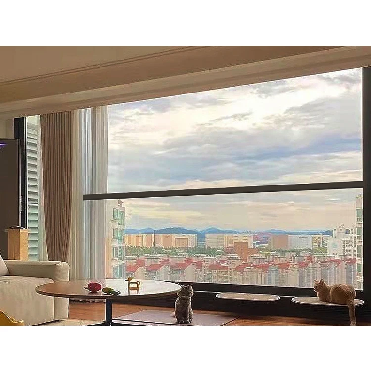 Hotel Room Aluminium Windows Prefab Glass French Windows Home Automatic Lift Up Window