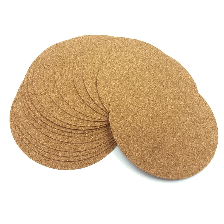 Factory Wholesale Design Printing Picture Cup Cork Coaster Set Eco-friendly And Non-Slip Cork Coasters For Drinks Absorbent