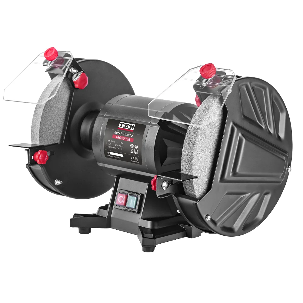TEH Steady At Slow High Speed 8 Inch Fine And Coarse Grinding Wheel Bench Grinder 8' Power Tool