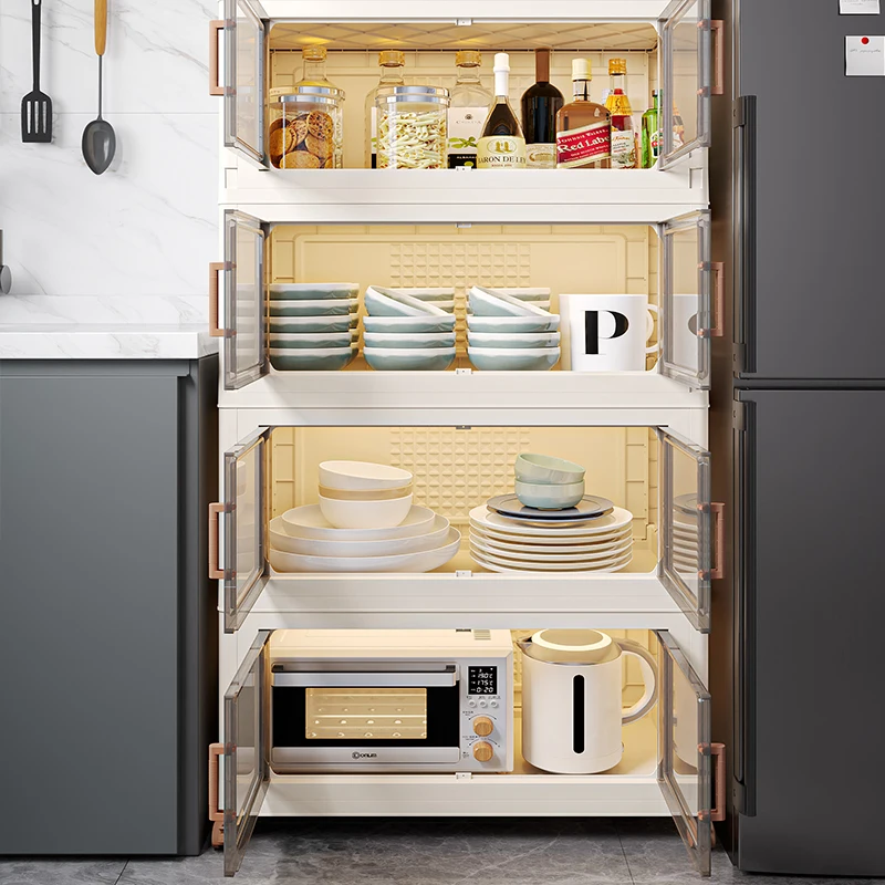 Kitchen Cutlery bowl Storage Rack   Home Organizer Storage Shelf  plate Cabinet desk  folding Organizer