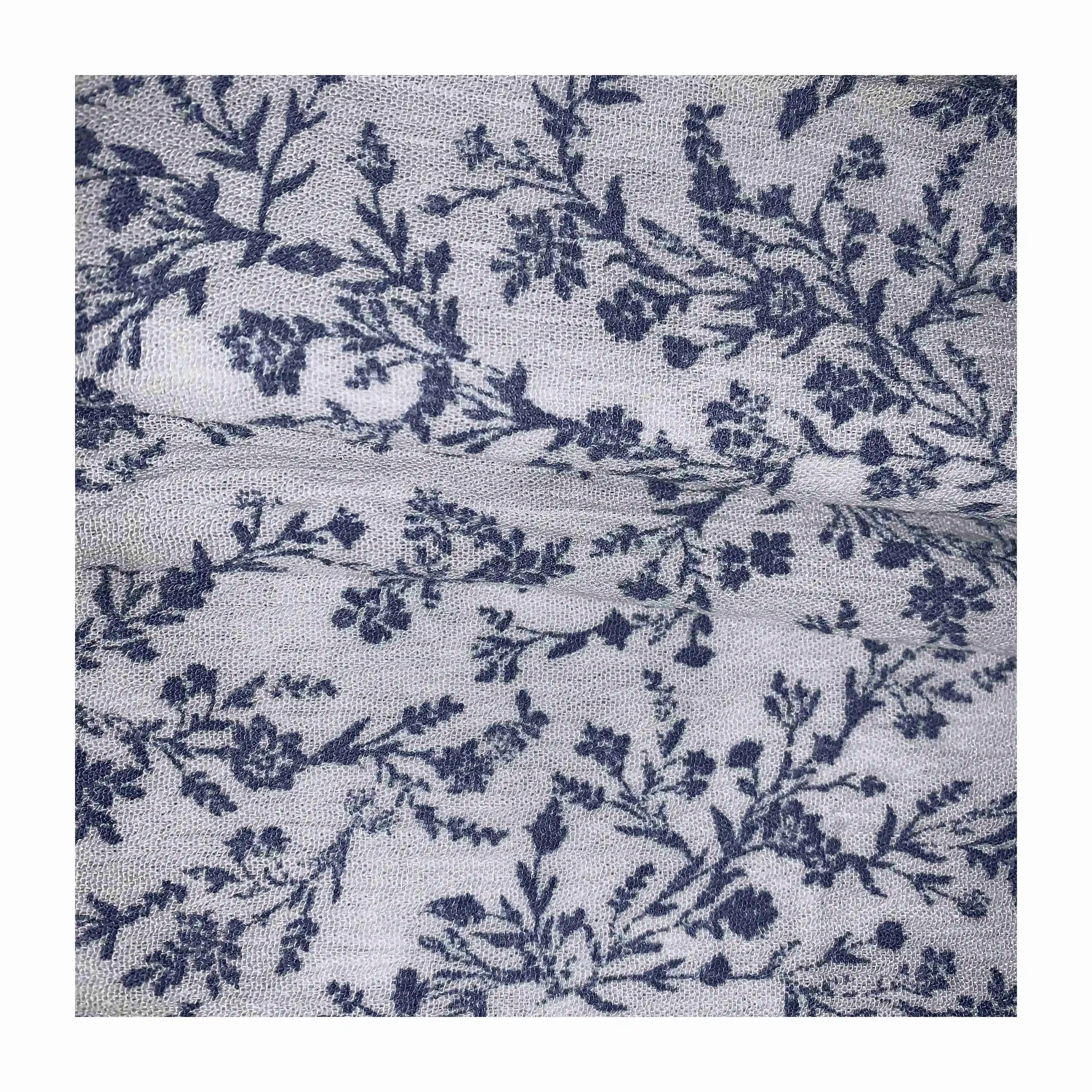 China fabric New product 100% rayon 30s crepe print woven