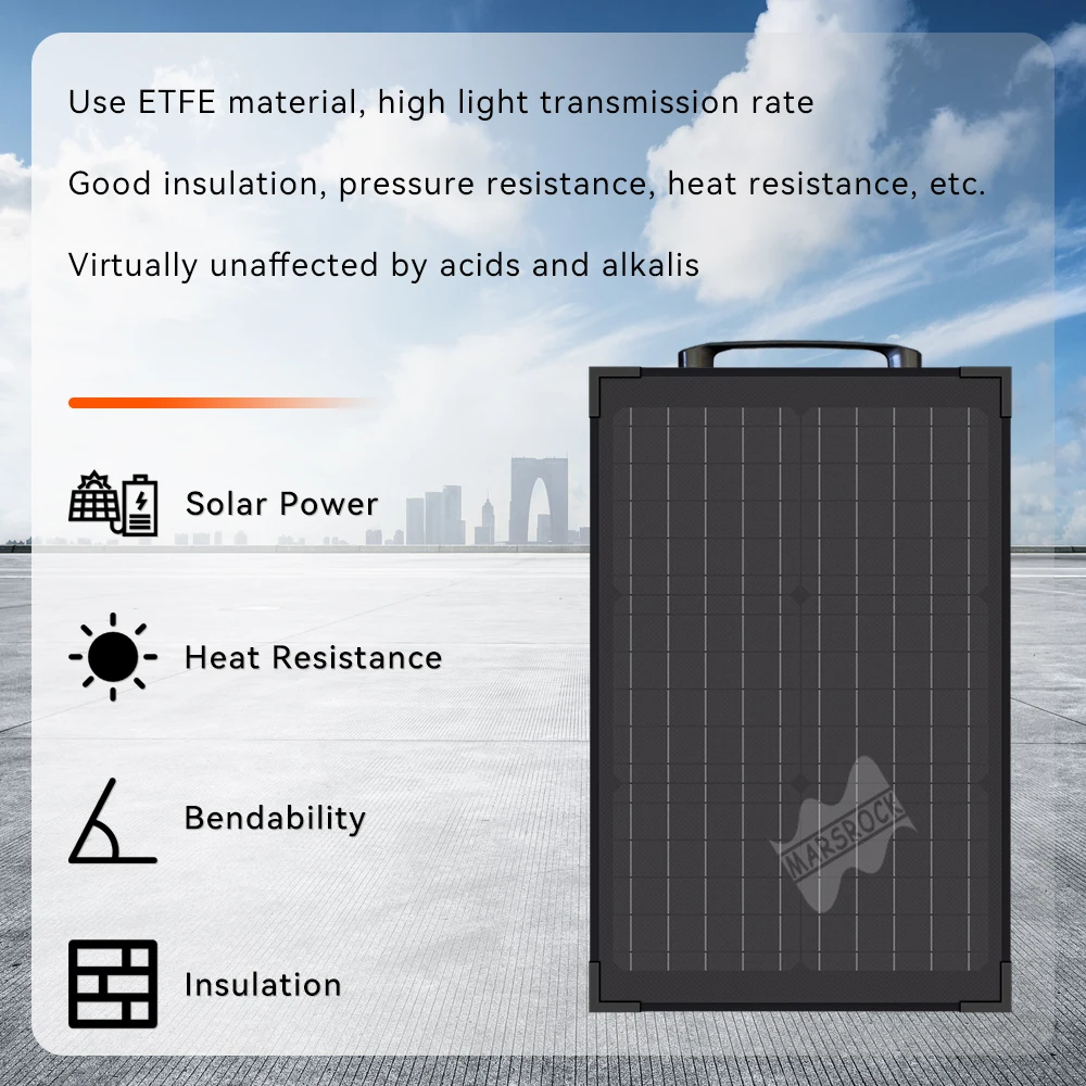 30W Portable Solar Panel Suitable for Outdoor Using Application of Solar Panel High Quality Solar Panels