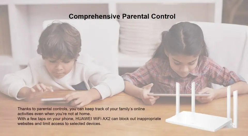 Huawei AX2 WS7001 2.4GHz & 5GHz WiFi router AX2