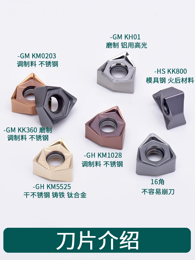 Lathe CNC MFWN90 face milling cutter  with WNMU08/WNGU08 inserts