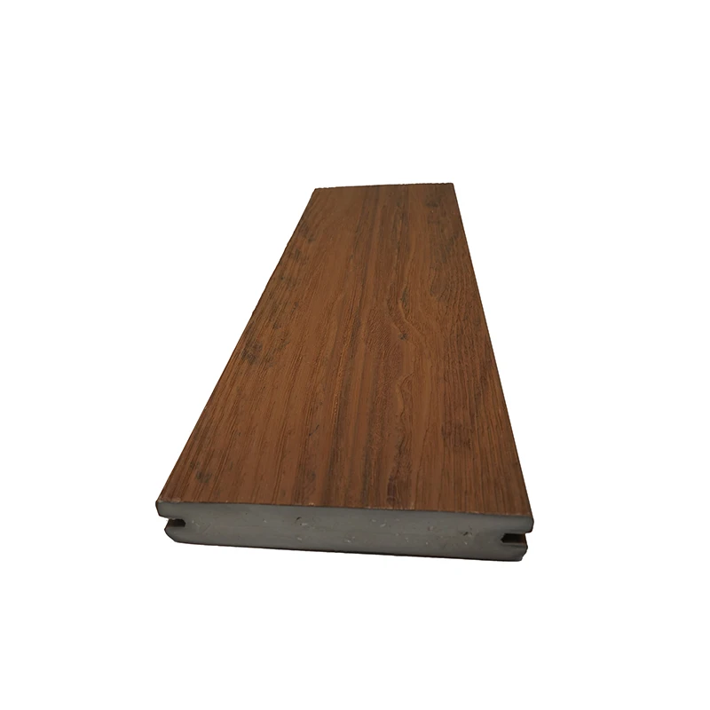 High-Performance PVC Grooved Solid Decking with Shock Absorption