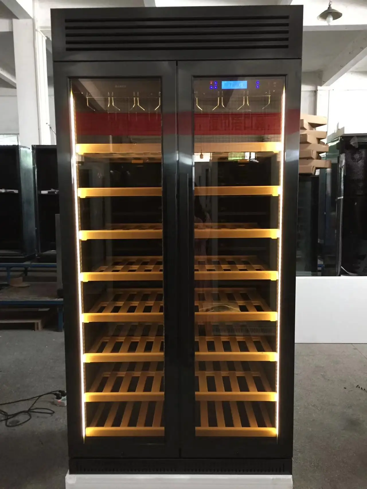 Лучшее качество 320 бутылки винный погреб кулер из нержавеющей стали горячая распродажа