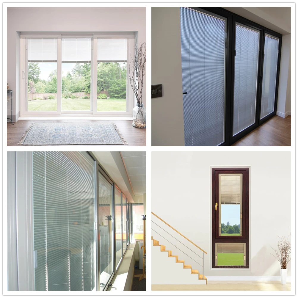 Lukliving встроенные жалюзи изолированные стеклянные магнитные между дверями створчатые окна и раздвижные