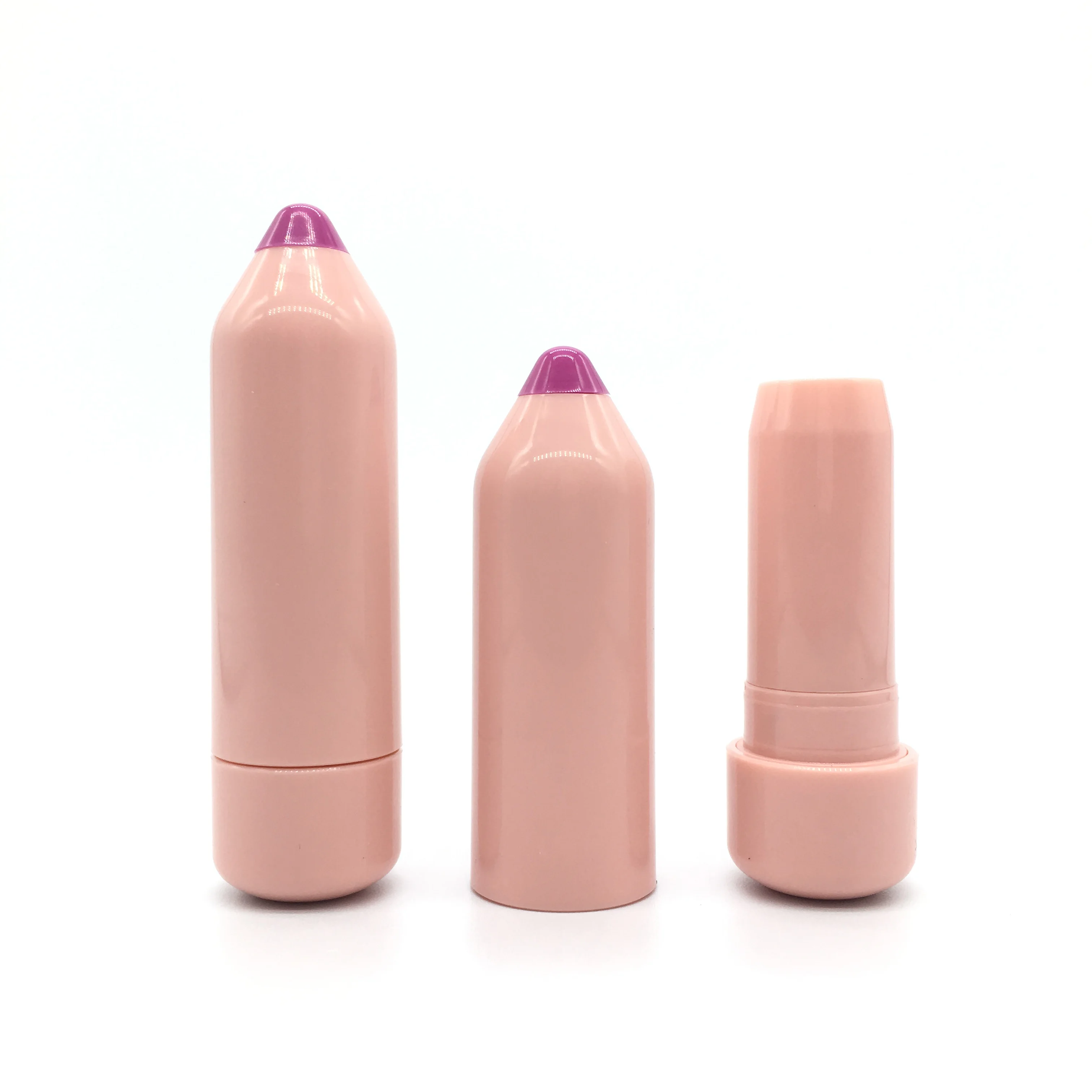 12.1mm Empty Recycled Plastic Custom Pencil Lip Balm Empty Tube Lip Balm Pencil Container