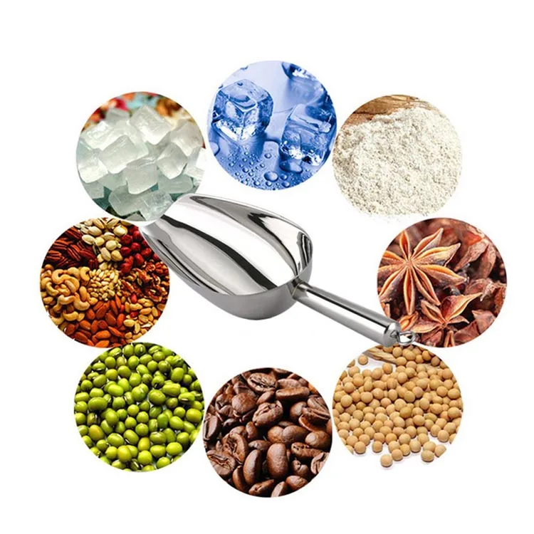 High Quality Mirror Finishing 12 OZ Stainless Steel Ice Cube Scoop