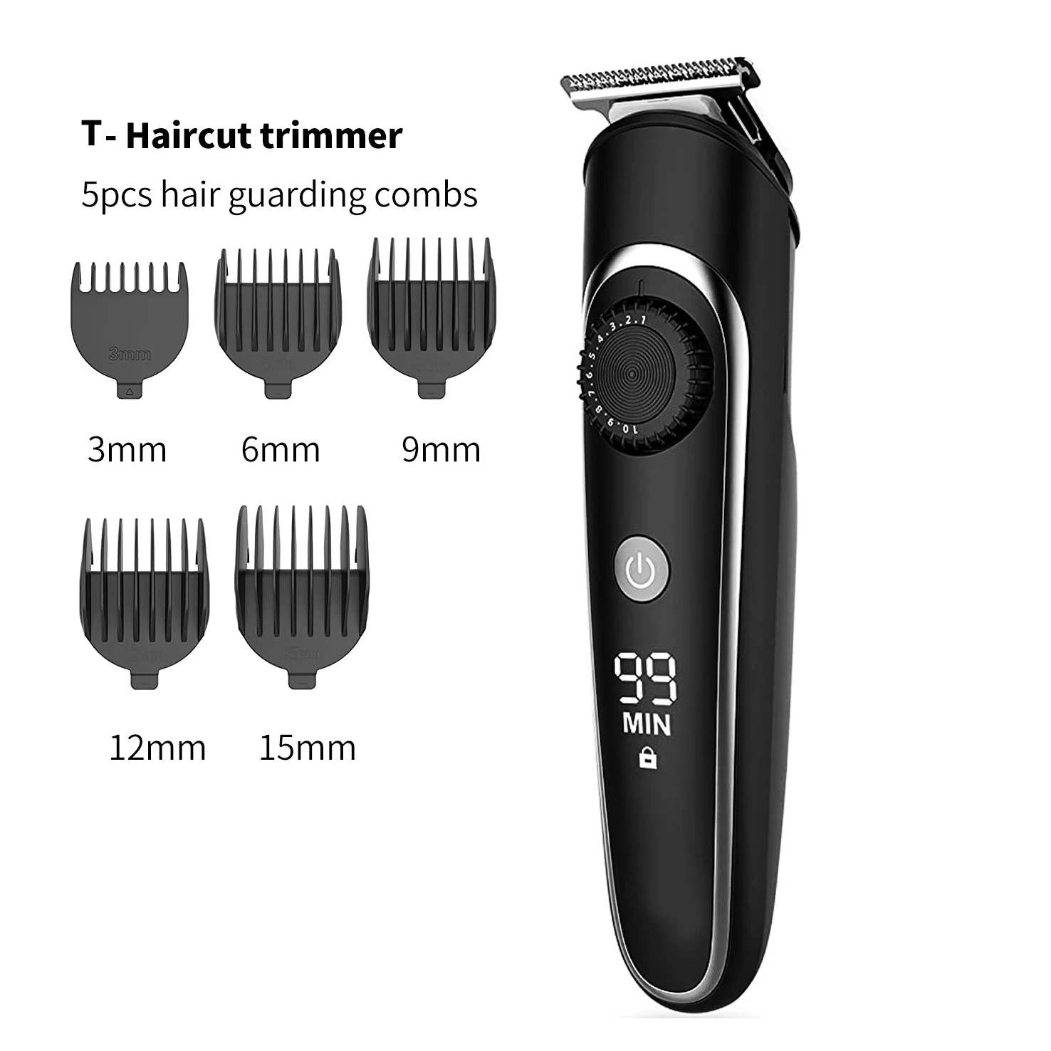 Multifunctional man grooming tool 5 in 1 Hair clipper set  Men Haircut and clipper Beard razor body hair shaver nose trimmer