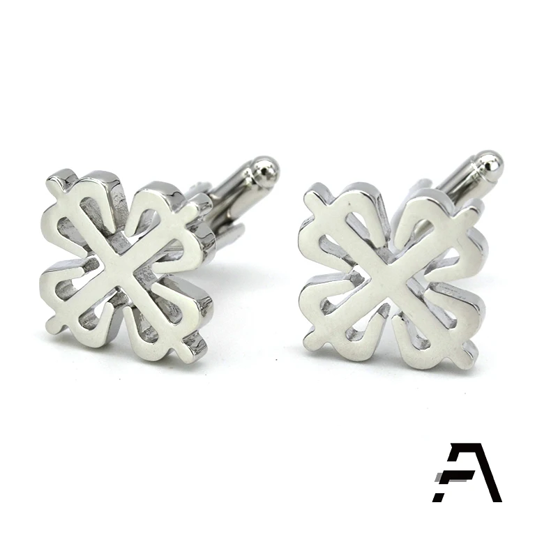 Серебряные запонки-кресты Calatrava на заказ