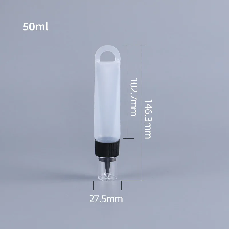 squeeze leak proof dispenser liquid 30ml 60ml 120ml 180ml 1oz 2 oz 4 oz plastic PE LDPE hair dye glue dispensing tip bottle