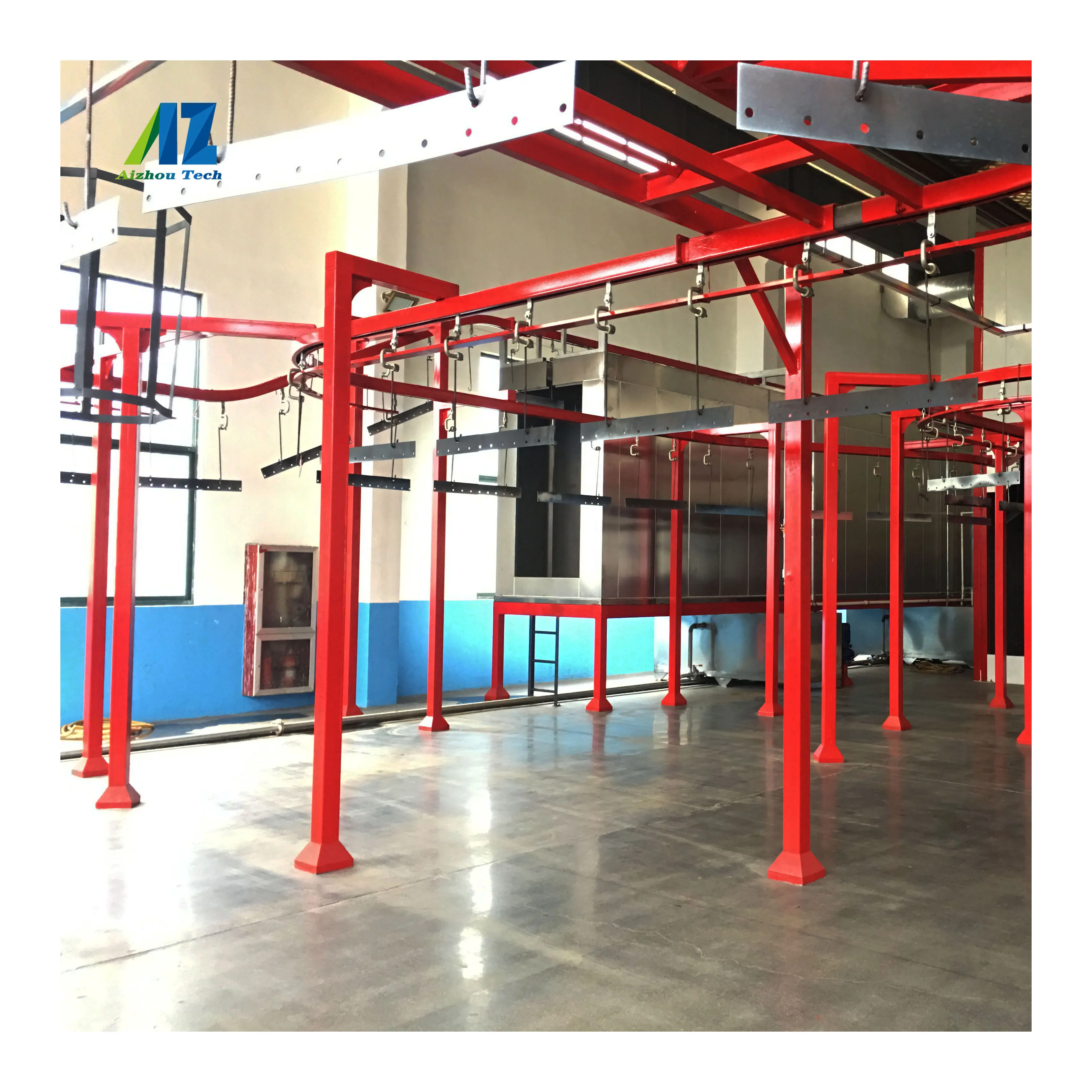 automated metal powder coating machine coating production line