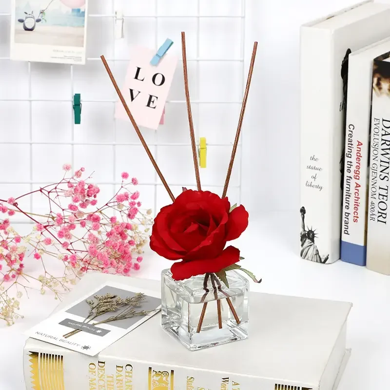 Custom Home Decoration Fragrance Reed Diffuser Empty Bottle 100ml Luxury Perfume Set with Packaging Boxes