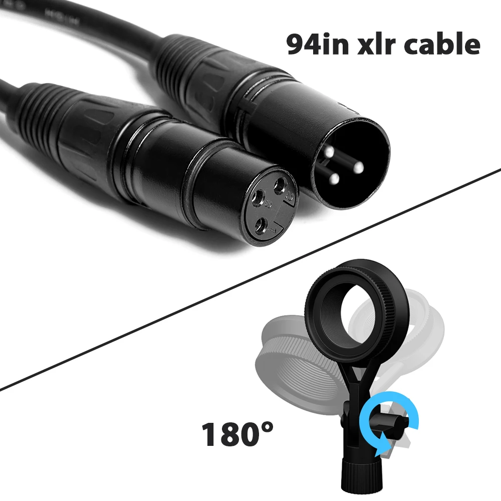Professional XLR To XLR Microphone connector style instrument microphone xlr