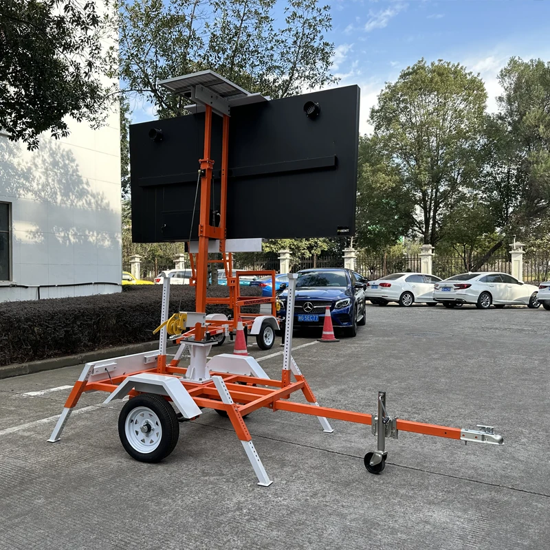 Flush Mount Panel Board Folding-frame Illuminated Flashing Arrow Boards Signs