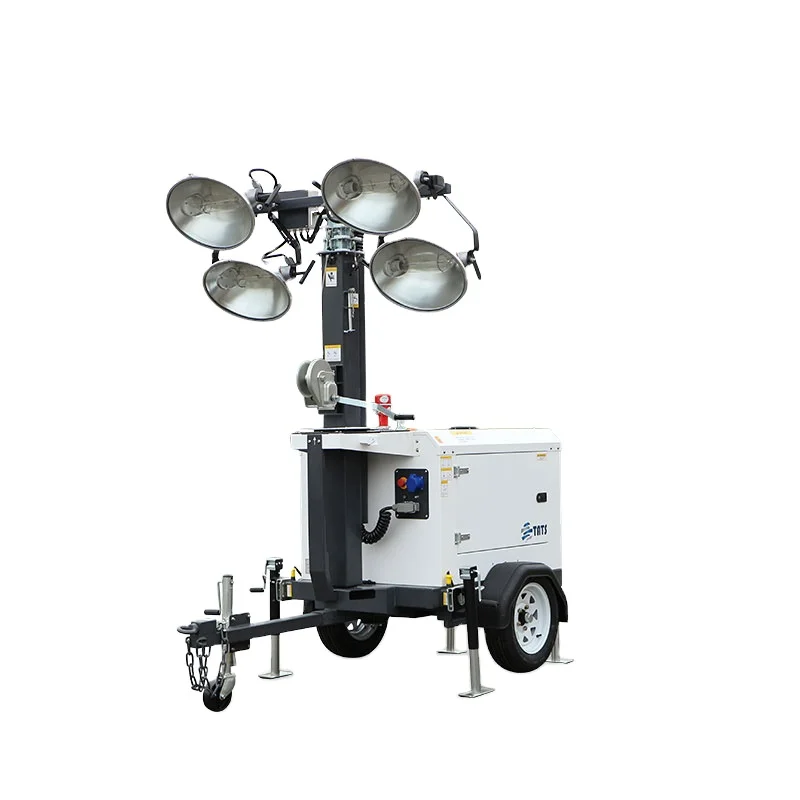 mining diesel lighting tower 6000W lights