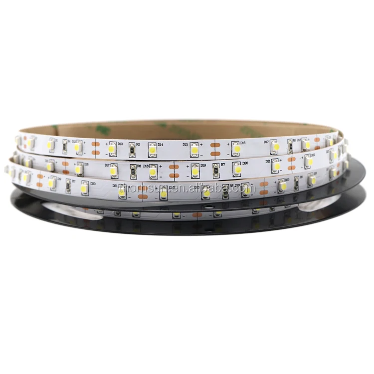 Гибкая светодиодная лента SMD3528 60 светодиодов/м белая печатная плата Высококачественная Светодиодная 2700K-6500K
