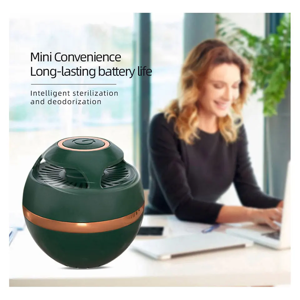 New Ozone Generator Odor Absorber Kitchen Ozone Purifier Usb Universal Refrigerator Deodorizer Air Purifier