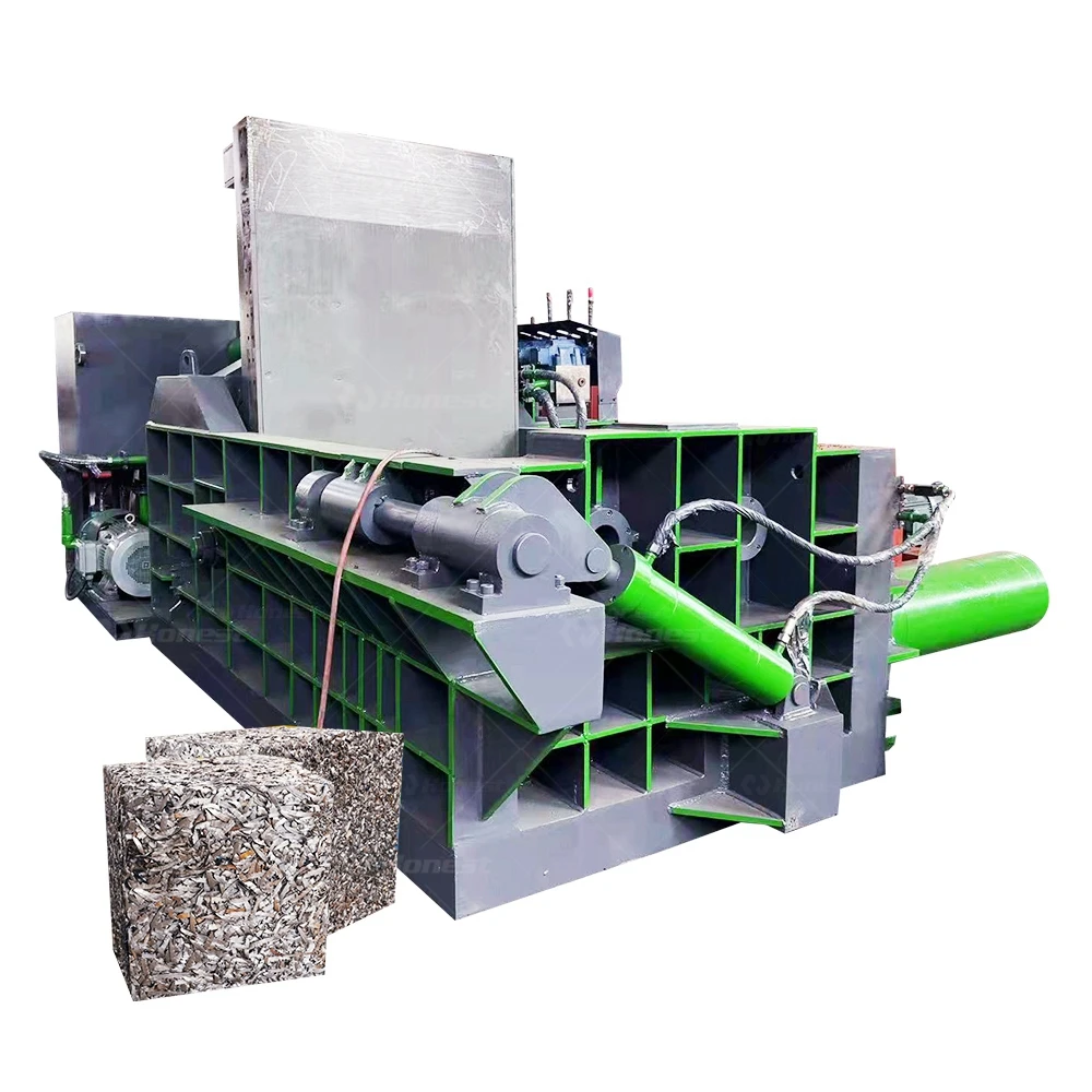2024 Year Scrap Metal Baling Machine Horizontal Baling Metal