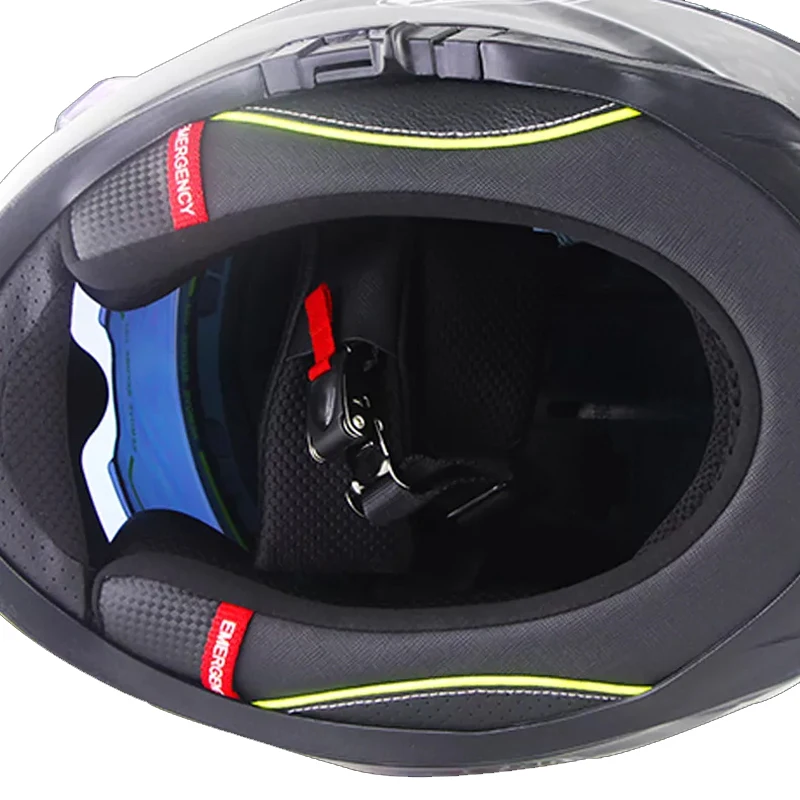 Motorcycle helmet liners inner lining casco liners removeable chin curtain interior lining helmet padding