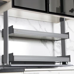 Angel Particle Wholesale Home Kitchen Living Room Electric Lift Storage Basket Closet Accessories Pull Down Wall Cabinet Basket