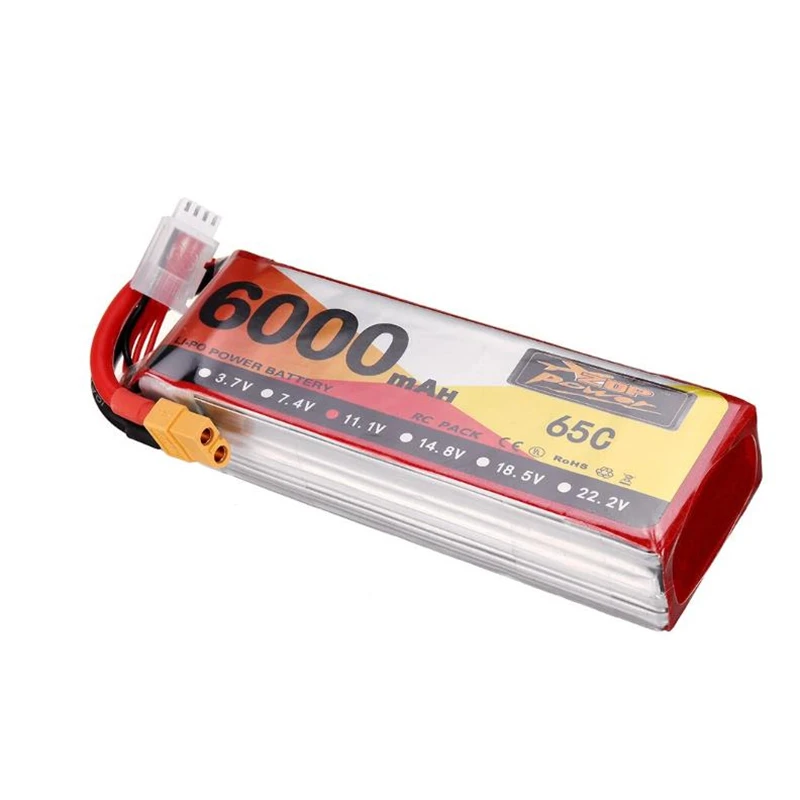 Оптовая продажа с фабрики 3S 11 1 v 6000mah RC батарея лидер продаж lipo для дрона