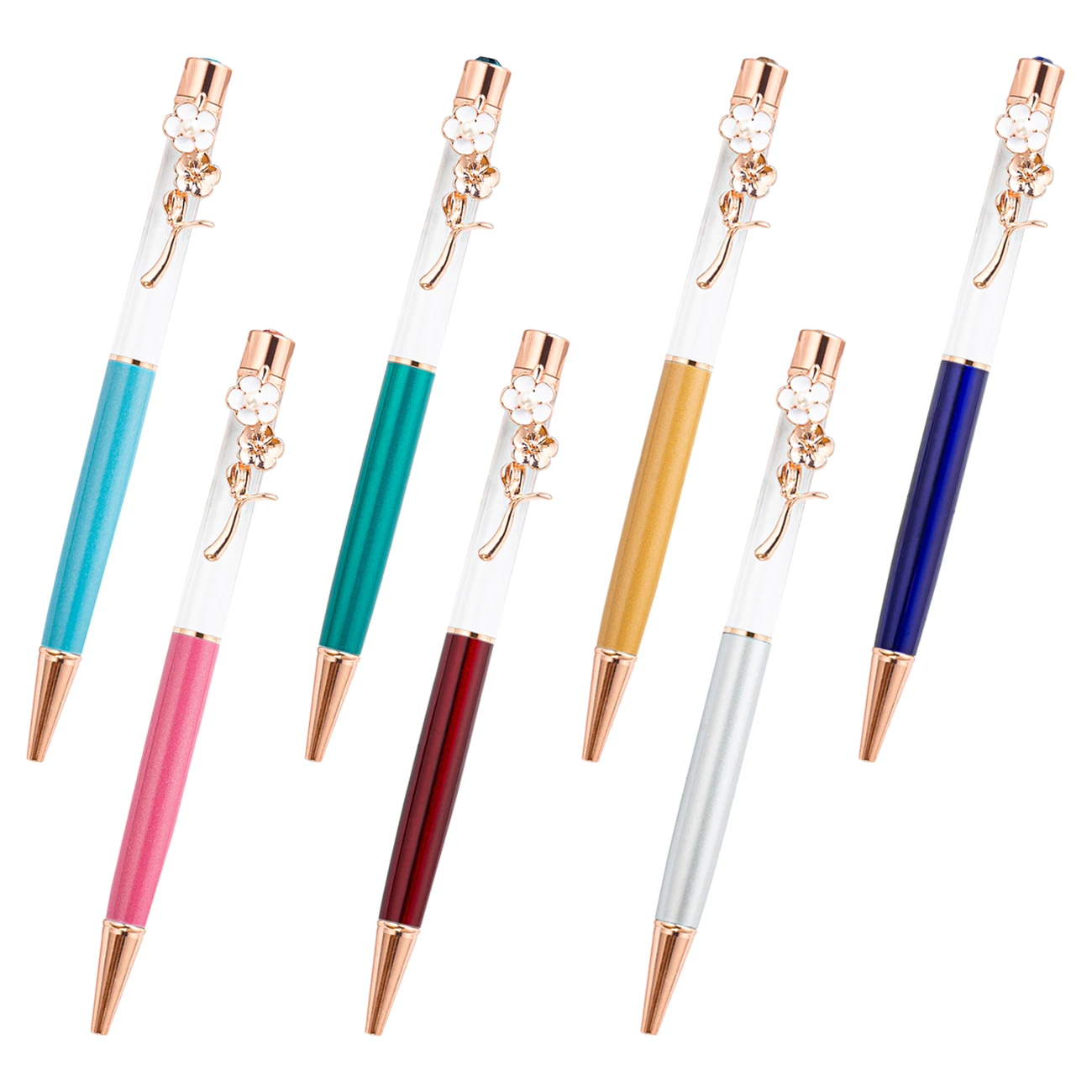 Japan Hot Sale DIY Pen Hotel Gift Pen Beautiful Clip Empty DIY Ball Pen