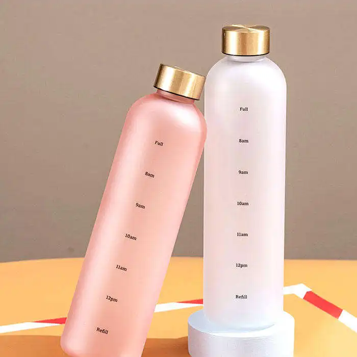 Wholesale leak-proof water bottle scrub Wholesale plastic fitness cup low price exercise 32oz  bonus