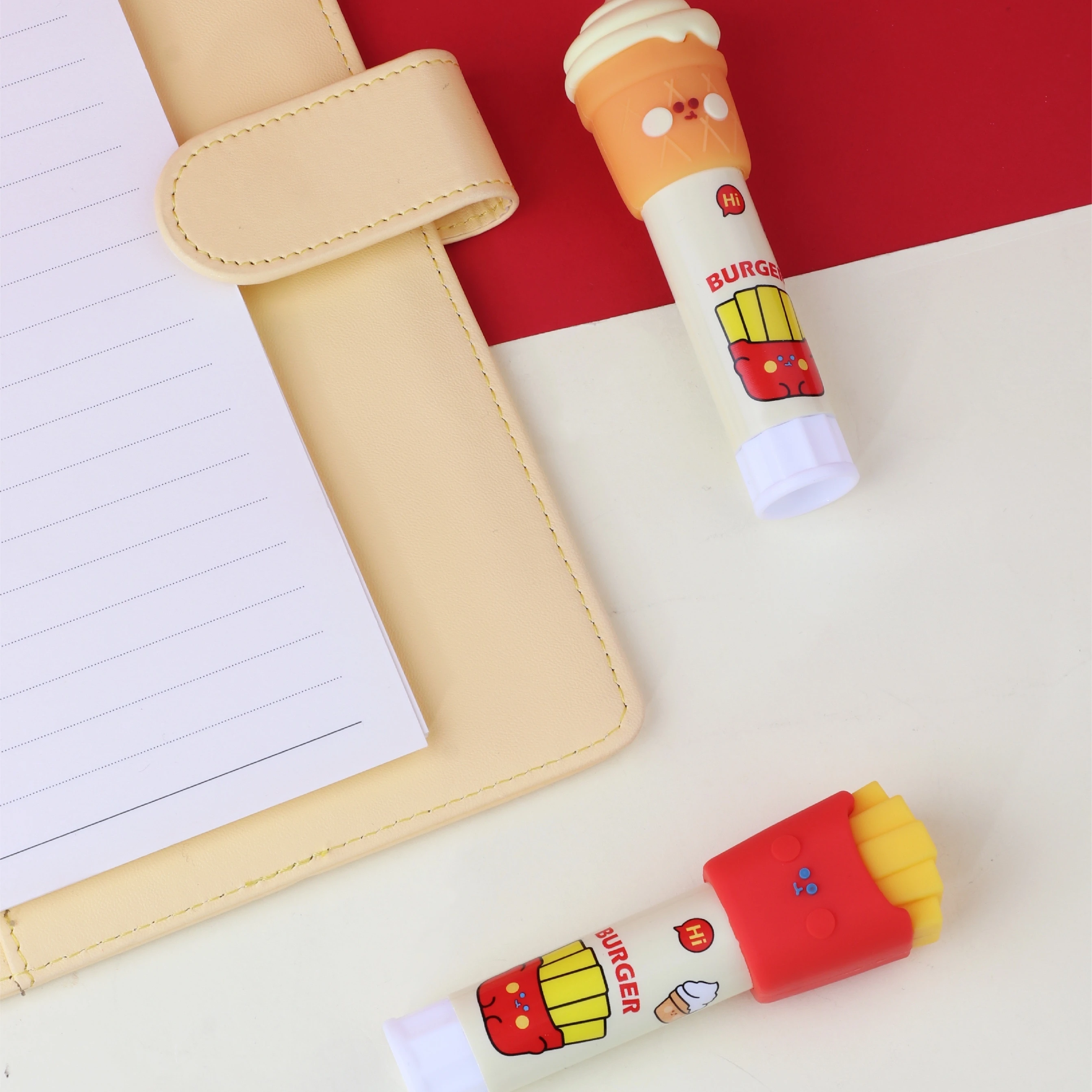 Cute Non-Toxic PVA PVP Glue Stick School/Office Tools 11g White Glue Stick with shaped for students