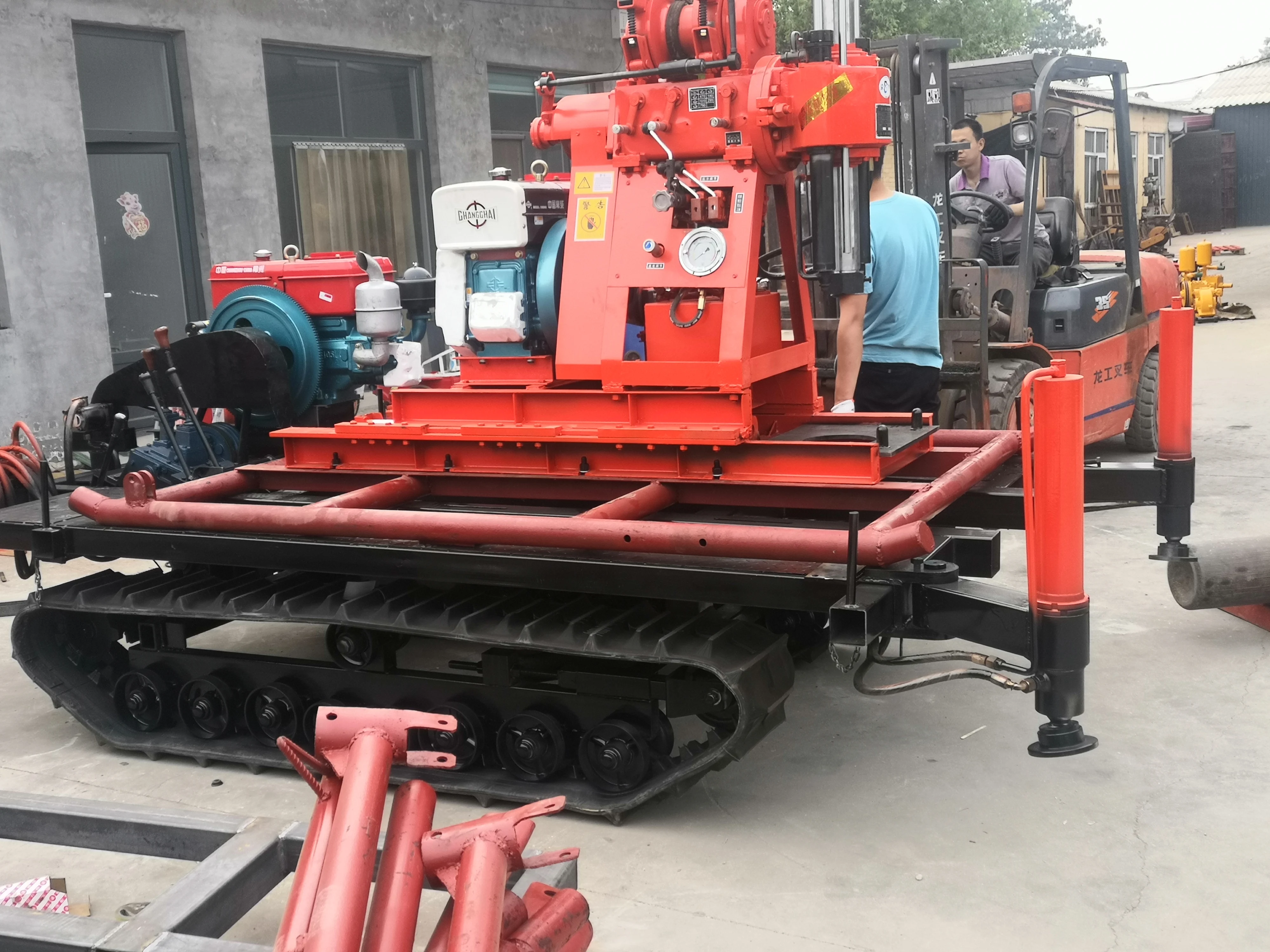 Xy-200 Borewell Hole Drilling Rig 180 Meter Multifunction Mine Drilling Rig Rotary Borehole Water Well Drilling Rig Machine